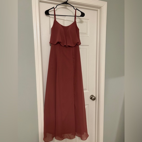 Azazie Lipe Dusty Rose Women’s Bridesmaid/Prom Dress - Picture 2 of 3